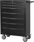 7-Drawer Rolling Tool Chest Cabinet, Large Capacity Metal Tool Box by HYCHIKABetterToolsforBetterLife