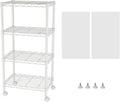 SINGAYE 4 Small Shelves Storage Shelf Wire Shelving Unit Metal Shelf Adjustable by SINGAYE