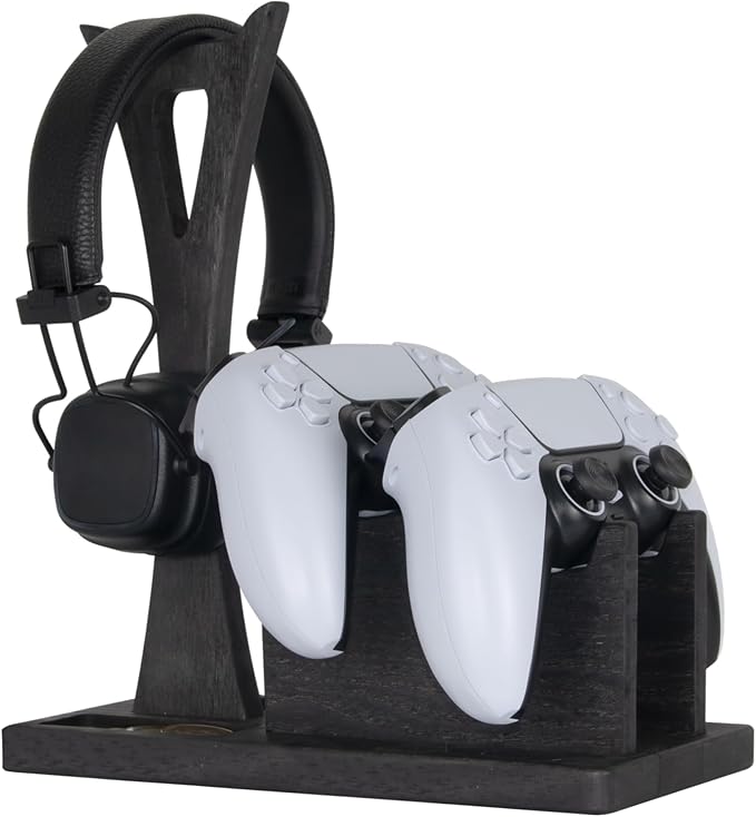 Gamer Gifts for Men Teenage Boy Controller Holder & Headphone Stand, Stylish by Kaseny