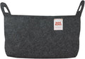 Collapsible Felt CHARCOL Storage Bin Small 7.1"x5.1"x5.1" – Foldable Basket by MARRONS
