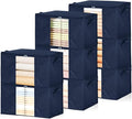8 Pack Clothes Storage Bags - 60L Blanket Organizers and Storage by POMGRATREE