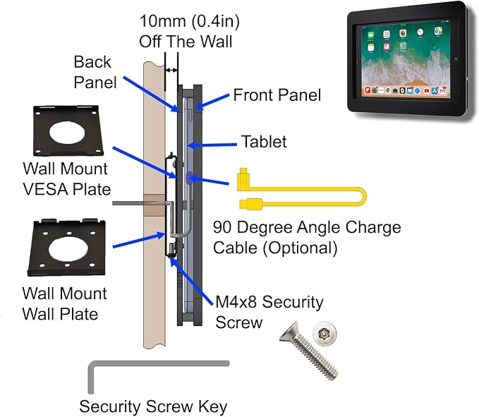TABcare Anti-Theft Acrylic VESA Enclosure - Image 7
