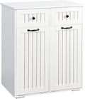 Laundry Hamper Cabinet with 2 Baskets & 2 Drawers, 31.5" Bathroom Clothes by FRITHJILL