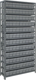Quantum Storage Systems 1875-604GY Solid Heavy Duty 13 Shelves 108 Super Tuff by QuantumStorageSystems