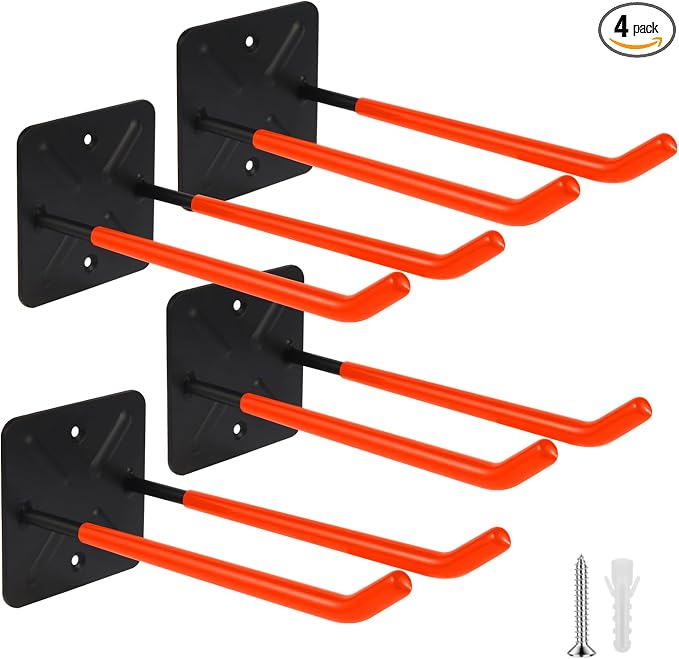 Steel Garage Storage Hooks Wall Tool Organizer, 10 Inch Garage Hook Heavy Duty by Unknown