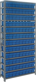 Quantum Storage Systems 1875-604BL Solid Heavy Duty 13 Shelves 108 Super Tuff by QuantumStorageSystems