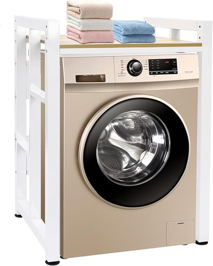 Washer Dryer Stacking Rack Stand, Heavy Duty Washer&Dryer Storage Shelves by Unknown