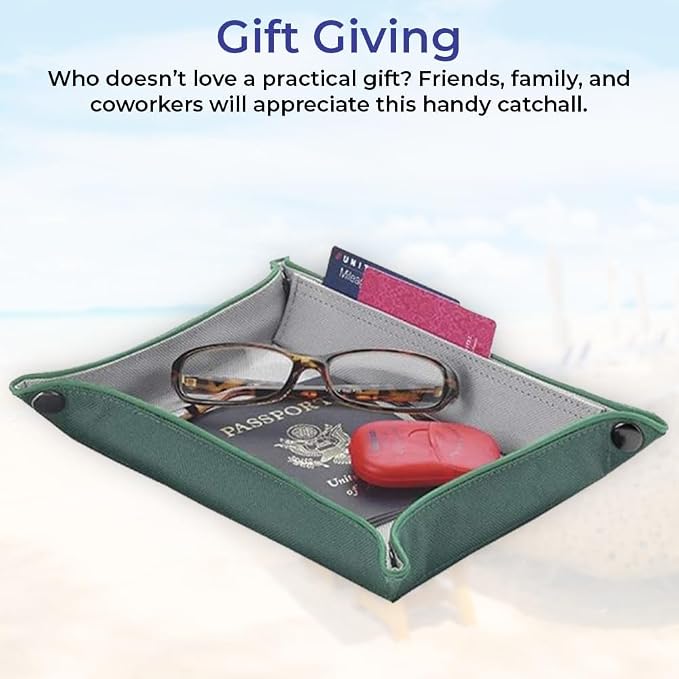 Valet Tray for Men and Women, EDC Catchall Organizer for Jewelry Phone Coins - Image 8