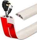 Floor Cord Cover Self Adhesive Cord Hider Floor Extension Cord Covers by LSGCQ