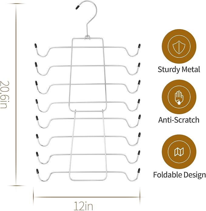 4 Pack Tank Top Hanger, Bra Organizer - Image 5