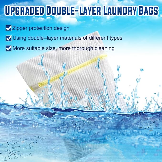 20 Pcs Medium Laundry Bags for Washing Machine, Lingerie Bags for Washing - Image 5
