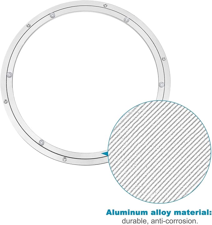 MECCANIXITY Aluminum Lazy Susan 18 Inch Turntable Ring Large Bearing Metal - Image 5