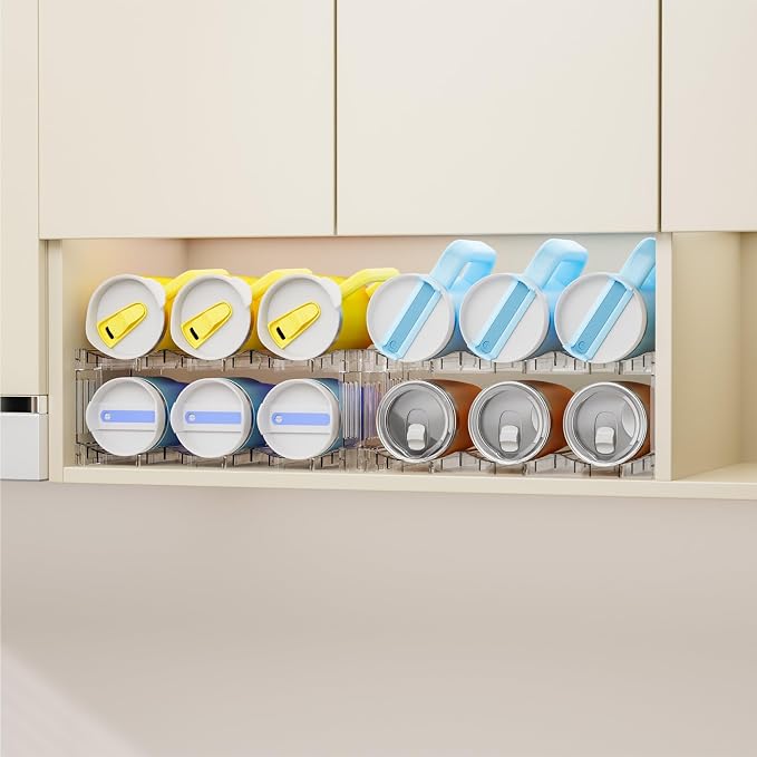 Yieach Stackable Water Bottle Organizer - Image 7