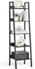 VASAGLE Bookshelf, 5-Tier Narrow Book Shelf, 11.8 x 13.3 x 66.9 Inches by VASAGLEbySONGMICSHOME