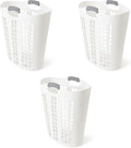 Gracious Living Easy Carry Flex Hamper, Large 87.5 Liter Lightweight Plastic by GraciousLiving