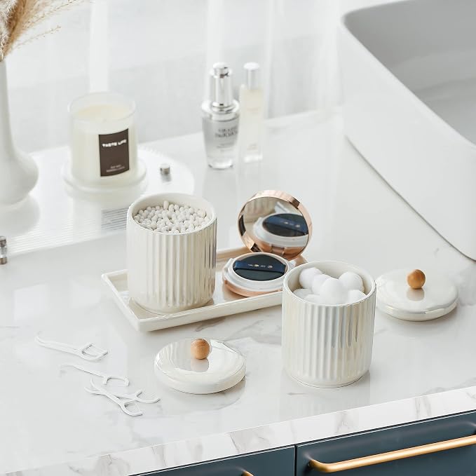 Ceramic Bathroom Canister Set - Image 2