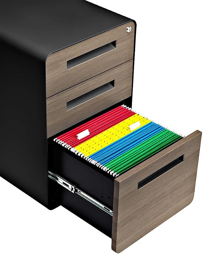 Laura Davidson Furniture Stockpile 3 Drawer File Cabinet - Image 4