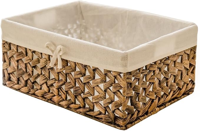 Rectangular Woven Seagrass Storage Bins - Image 2