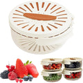 Multi-Functional Fruit and Vegetable Washing Bowl, Fruit Strainer Container by LECDOA