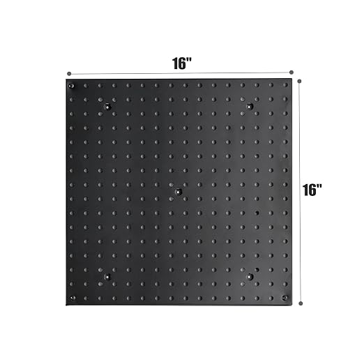 Pegboard Smith 16x16 inch Wall Tool Organizer Pegboard Panels, Workbench Tools - Image 6