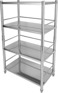 Storage Shelves, 4-Tier Wire Storage Shelves by LKOEWQZAMX