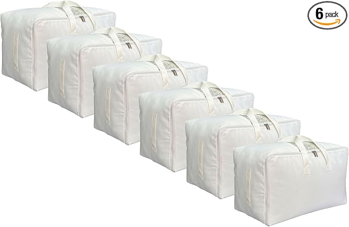 Soft Large Canvas Comforter Storage Bags by DoYiKe