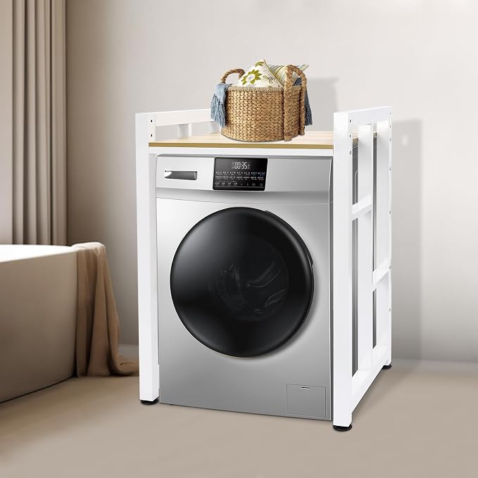 Washer Dryer Stacking Rack Stand, Heavy Duty Washer&Dryer Storage Shelves - Image 7