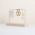 GemeShou Maple Earring holder for selling, Brass earring stands and displays by GemeShou