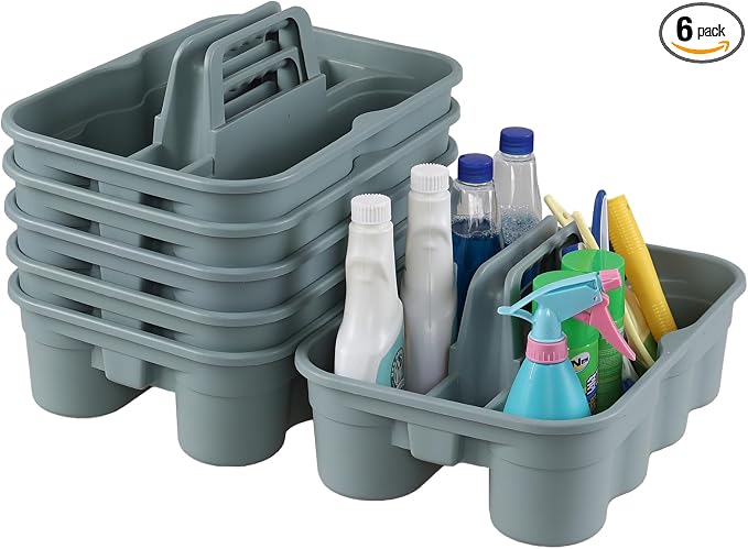 Hespama 6-Pack Cleaning Storage Caddy by Hespama