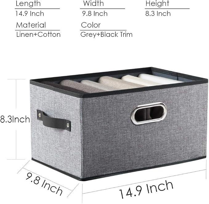 PRANDOM Large Foldable Storage Bins - Image 6