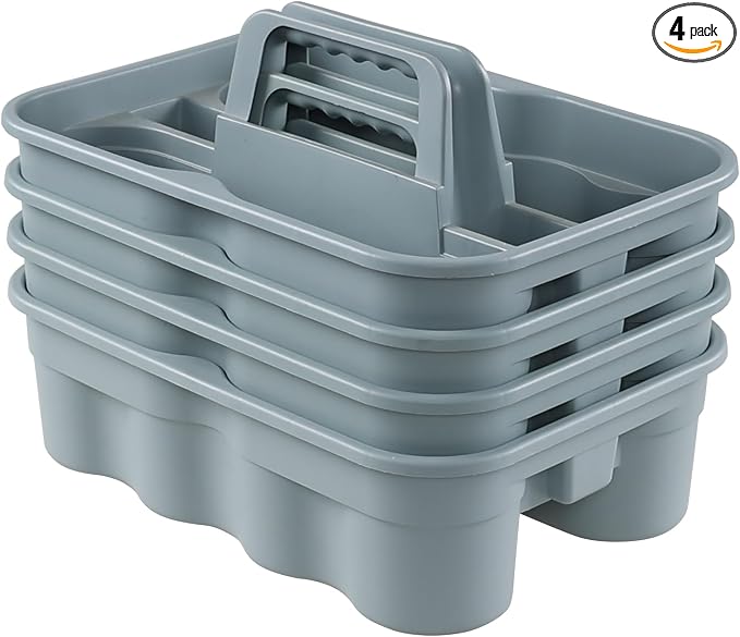 4-Pack Plastic Cleaning Caddy by Tyminin