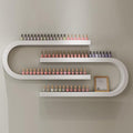 Wall Mounted Shelf Nail Polish Bottle Display Rack, U-Shaped Essential Oil by Unknown