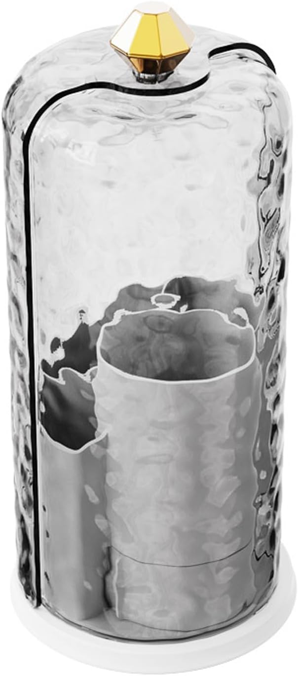 Rotating Makeup Organizer, 360-Degree Clear Cosmetic Case by Unknown