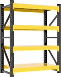 4000LBS Garage Storage Shelves, 4 Tier Metal Utitly Shelves Industrial Shelving by Unknown