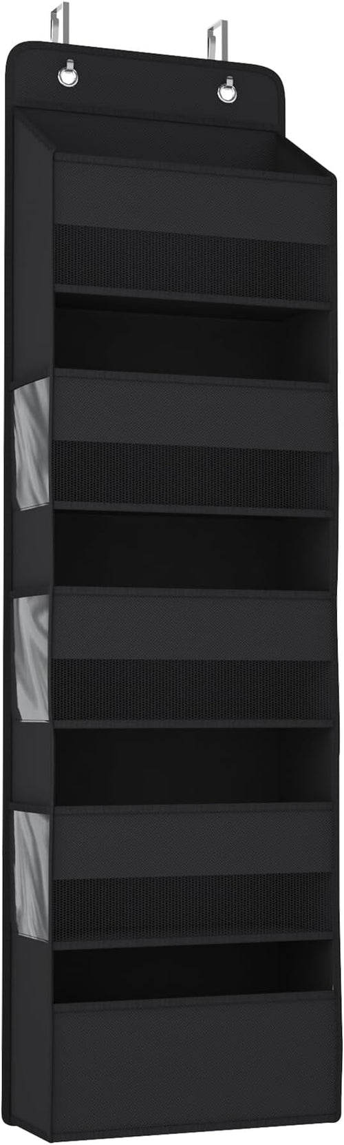 1 Pack 5-Tier Over the Door Organizer, Heavy-Duty Large Deep Pocket Hanging - Image 2