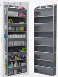 Over the Door Organizer with 5 Large Pockets & 10 Mesh Side Pockets – Durable by Unknown