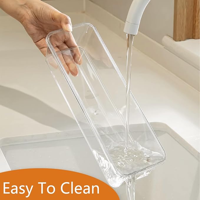 2-Pack Stackable Fridge Organizer Bins - Image 6