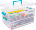 2 Layer Plastic Storage Containers by Focusonefficientstorage
