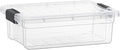 Superio 13.7 Qt Clear Plastic Storage Bins by Superio