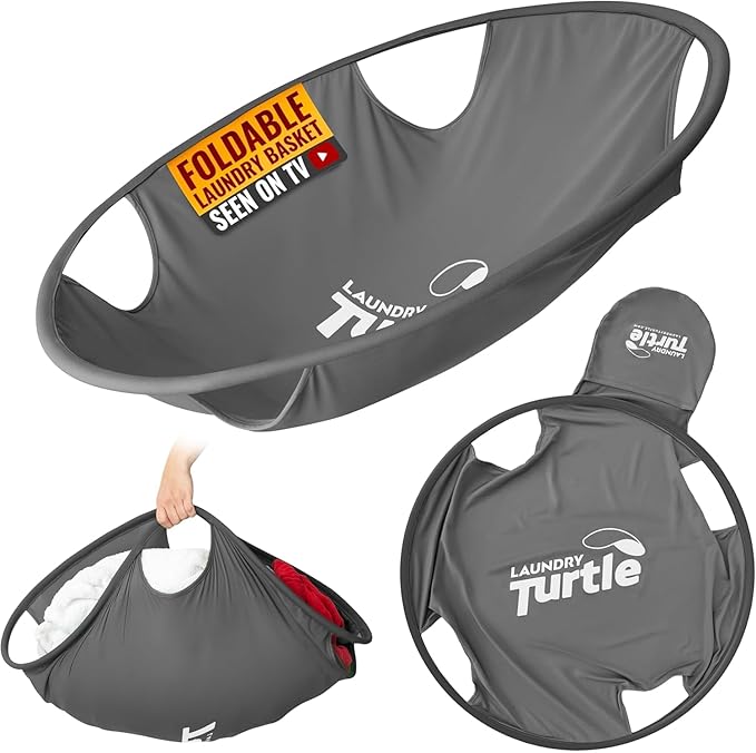 Laundry Turtle Collapsible Laundry Basket | Foldable Laundry Hamper & by LaundryTurtle