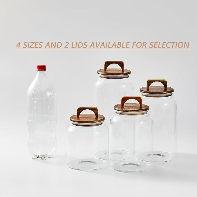 Sweejar Large Glass Candy Jars - Image 3