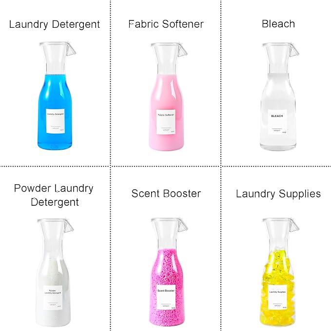 40 OZ Liquid Laundry Detergent Dispenser, Laundry Soap Dispenser, Fabric - Image 3