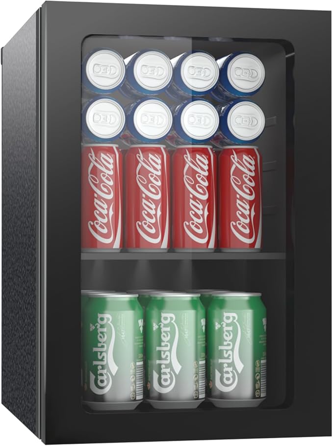 Compact Beverage Refrigerator, 24 Can/0.9 Cubic Feet Fridge by Erivess