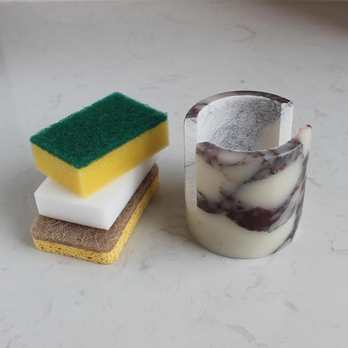 Natural Marble Travertine Sponge Holder - Image 7