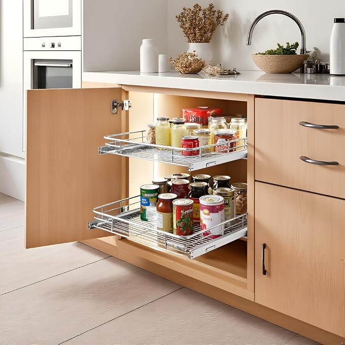 Cabinet Pull Out Shelves, Heavy-Duty Pull Out Shelves - Image 7