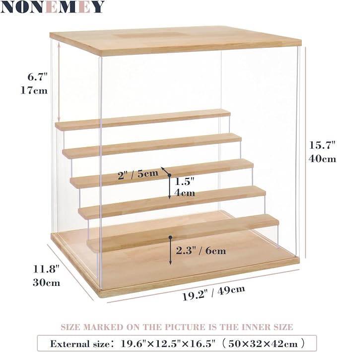 NONEMEY Clear Acrylic Display Case - Image 6