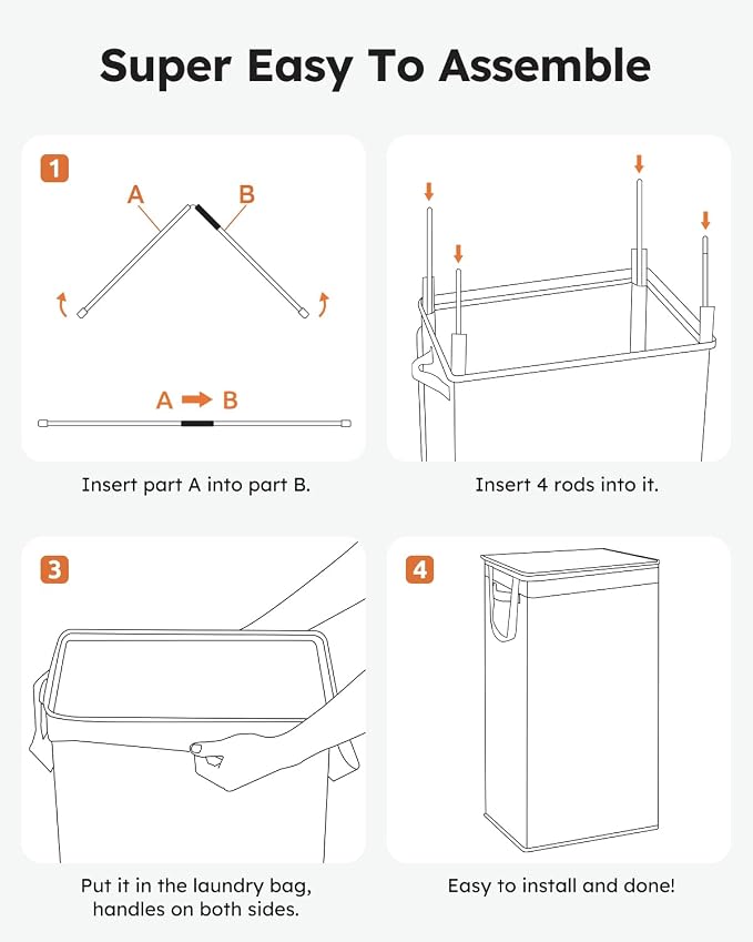 SOLEDI Slim Laundry Hamper - Image 9