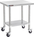 DuraSteel 30x24 NSF Stainless Steel Cart Work Table by DuraSteel