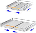 Pull Out Drawer Cabinet Organizer, Expandable Slide Out Storage Shelves by KIKIBRO