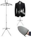 Garment Steamer Hanger with Ironing Glove, Portable Steamer Rack by Unknown